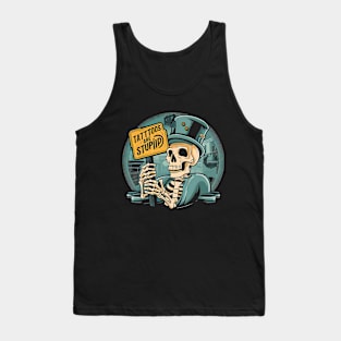Tattoos are stupid! Perfect for those who loves tribal tattoos, traditional tattoos Tank Top